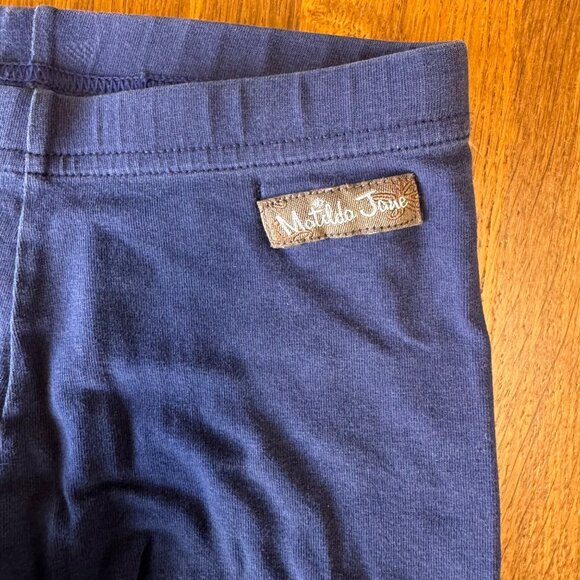 MATILDA JANE Leggings Bundle Girls 6 Legging Pants 3 Pairs Blue Stripes Ruffles - Picture 9 of 16